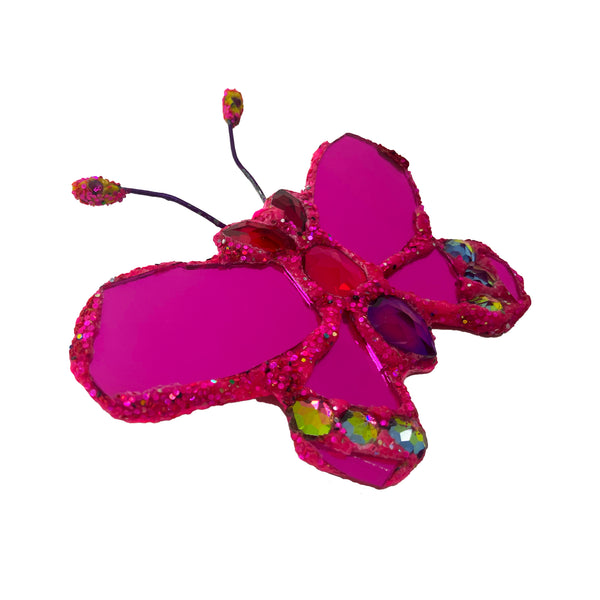 PINK BLUSH - THE POLLINATORS, BUTTERFLY BROOCH, 2023
