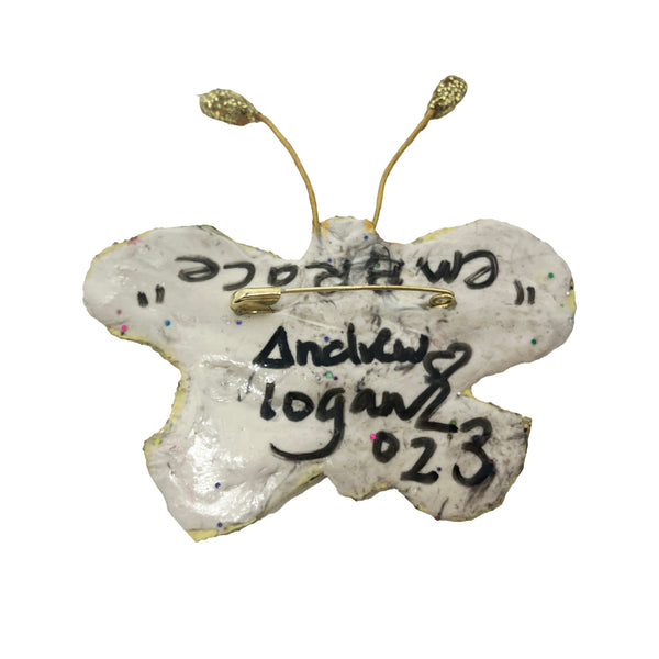 EMBRACE - THE POLLINATORS, BUTTERFLY BROOCH, 2023