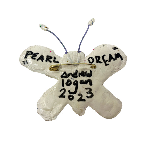 PEARL DREAM - THE POLLINATORS, BUTTERFLY BROOCH, 2023
