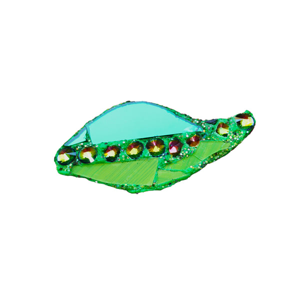 LEAF LOVE - GREEN LEAF BROOCH, 2024