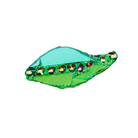 LEAF LOVE - GREEN LEAF BROOCH, 2024