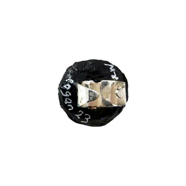 BOLD IN BLUE ROUND BEADED COCKTAIL RING, 2023