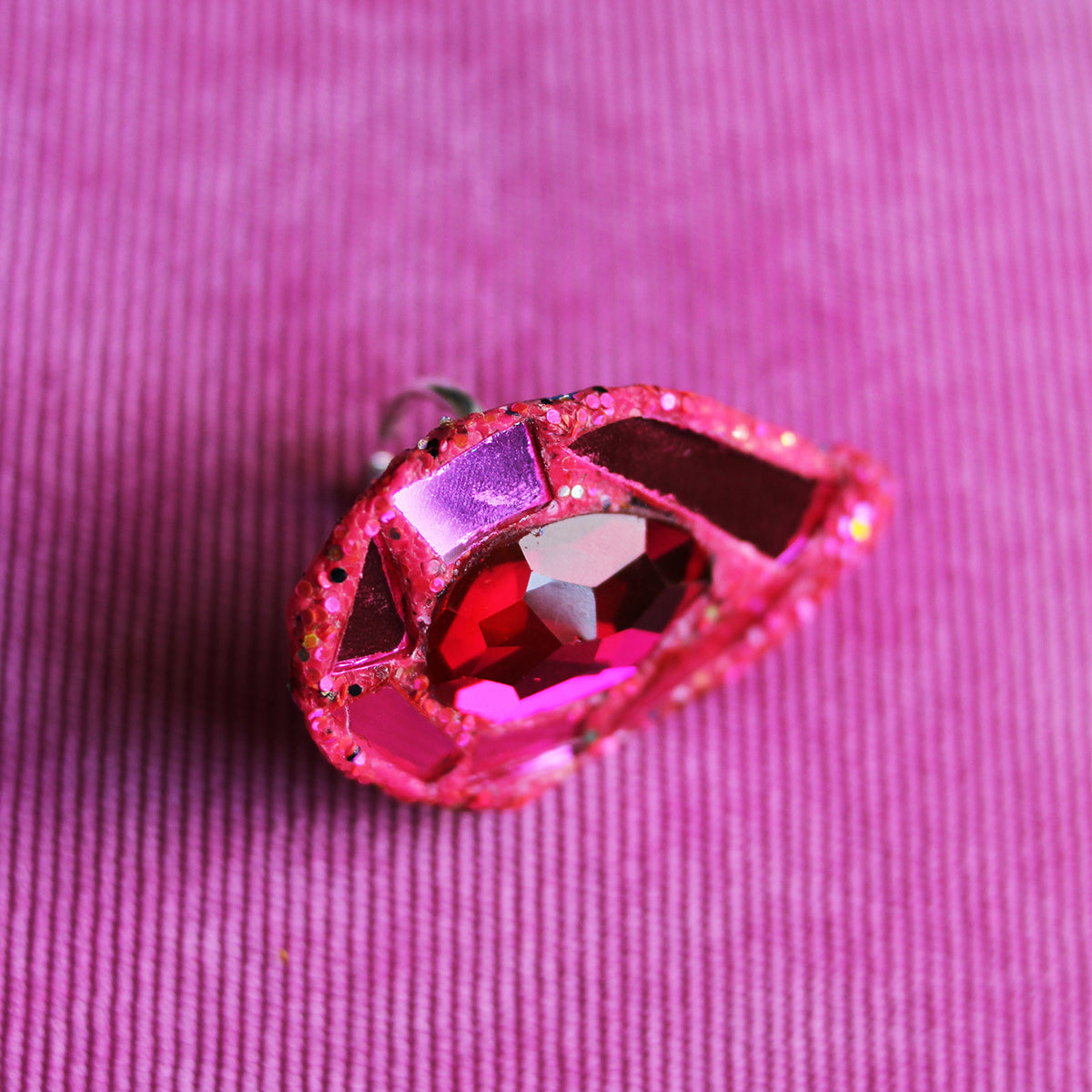 DIVINE - PINK TEARDROP RING, 2024