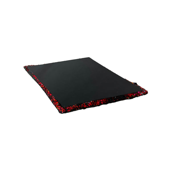 BLACK & RED DIAMOND BROOCH, 2024