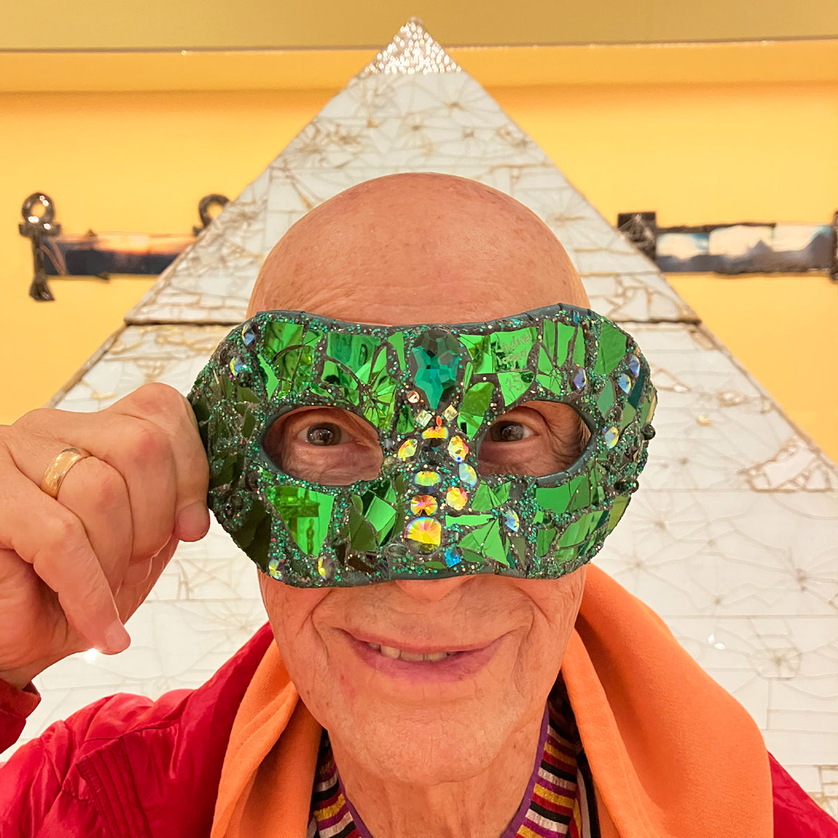 EMERALD GREEN MASK, 2025