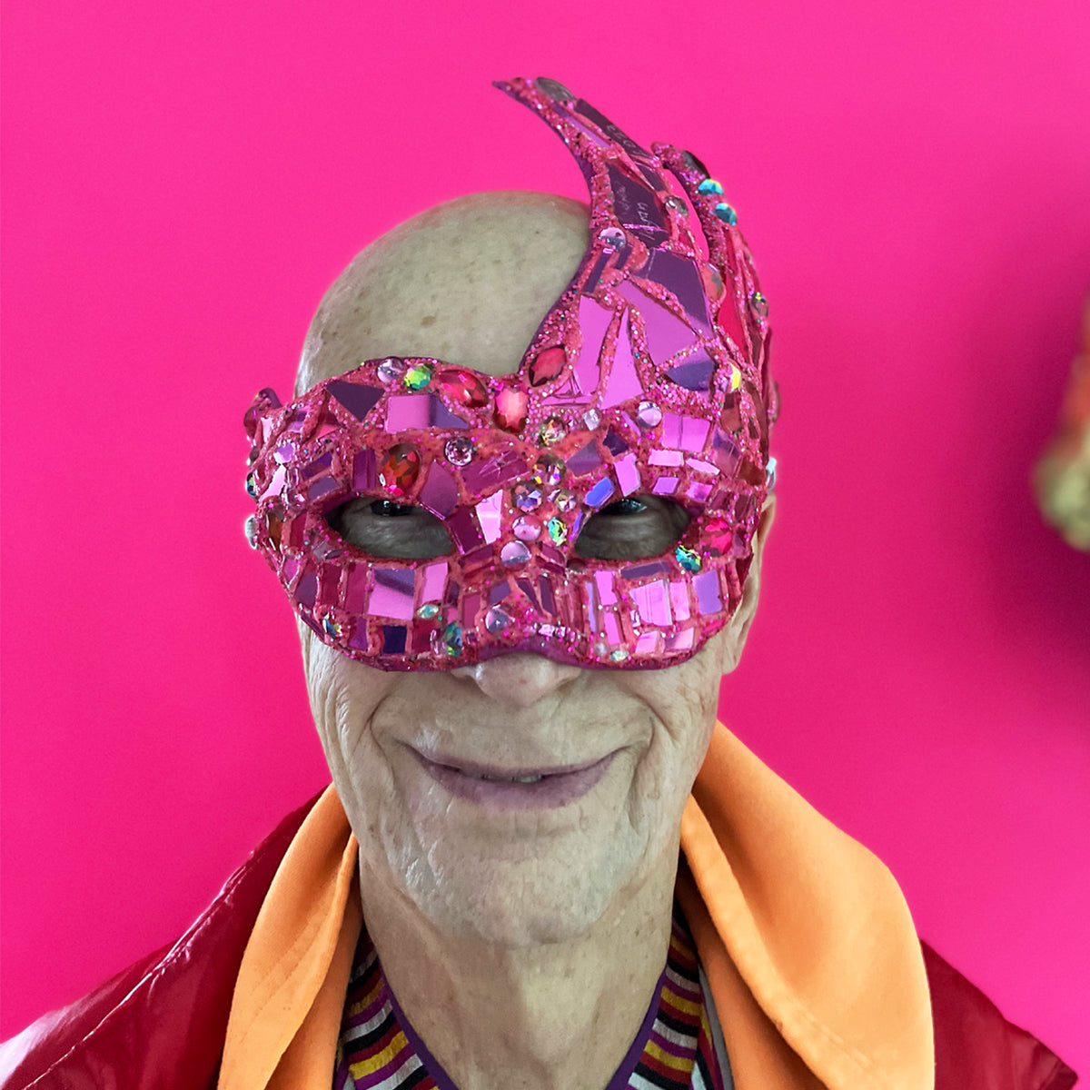 PINK FLAME MASK, 2023