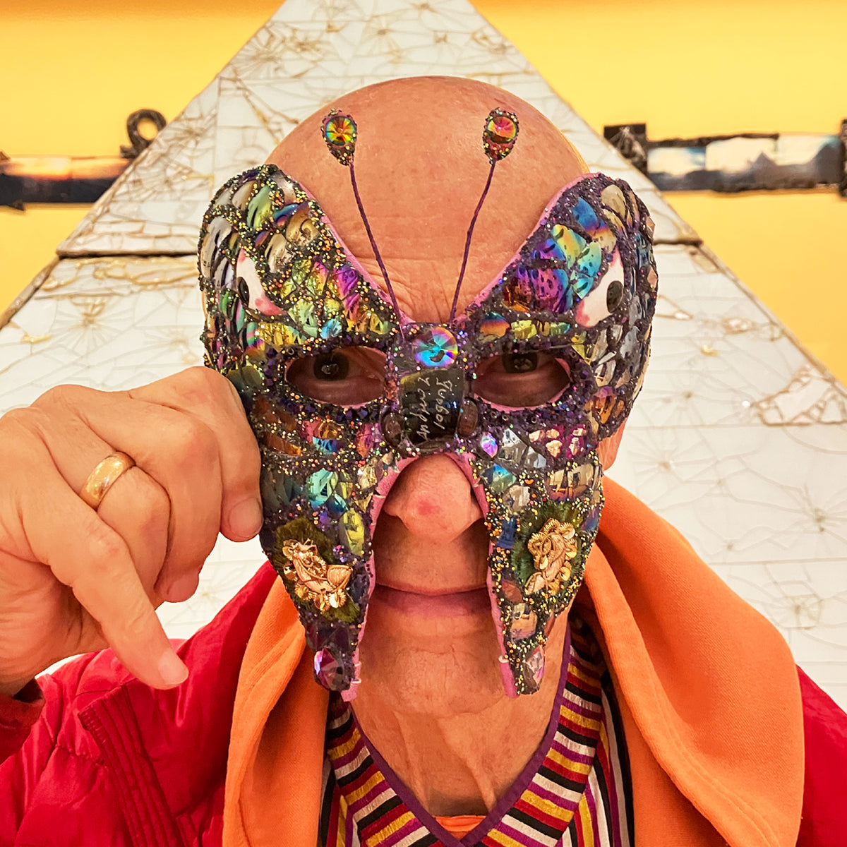 IRIDISCENT POLLINATOR MASK, 2025