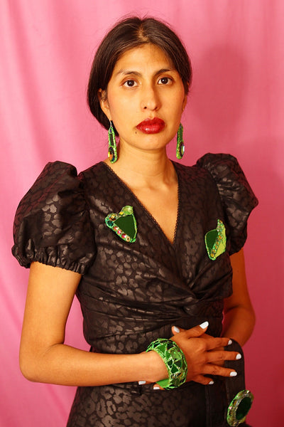 BRIGHT GREEN BANGLE, 2024