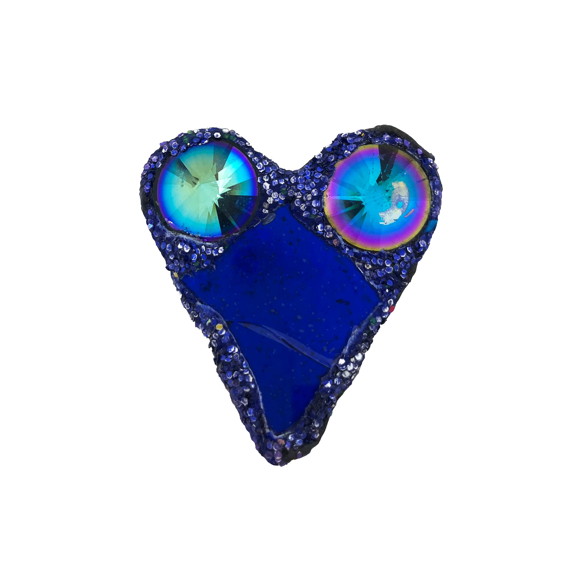 BLUE HEART BROOCH, 2022