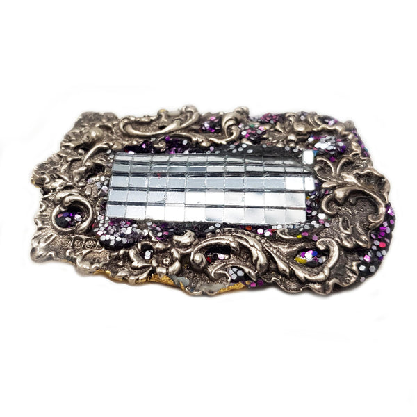 ORNATE SILVER BROOCH - BELT