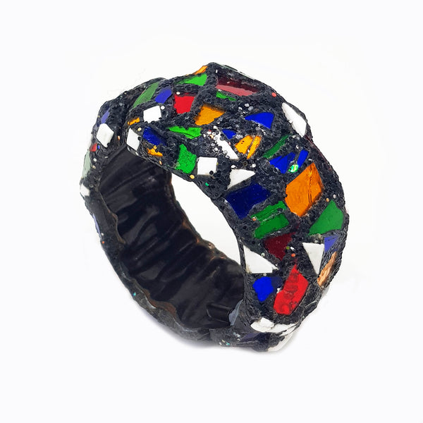 HARLEQUIN HINGED BANGLE