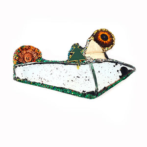 THE RISE - MIRROR BROOCH