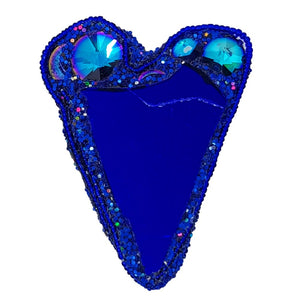 BLUE HEART BROOCH - BLUE HORIZON