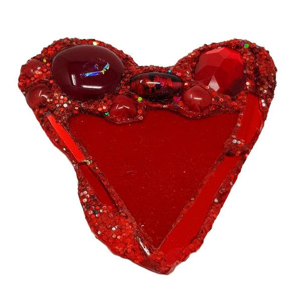 Andrew Logan Heart Brooch