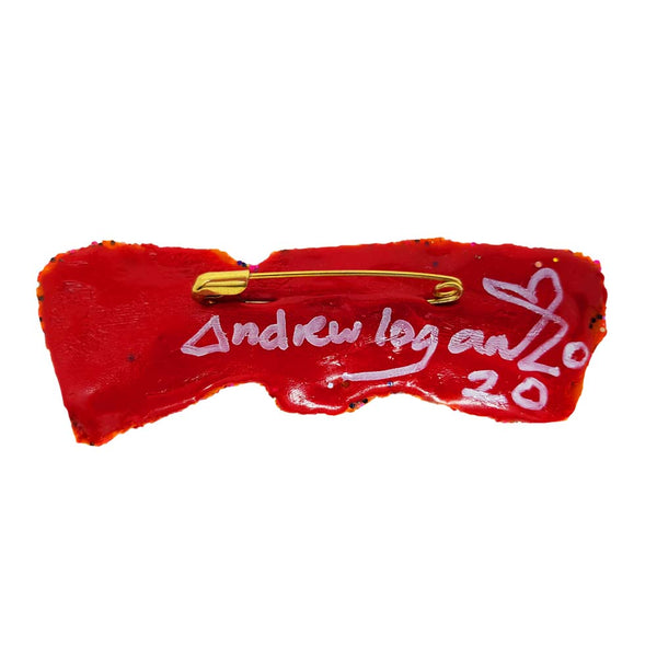 Andrew Logan Bow Tie Brooch