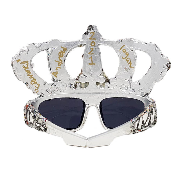 SILVER SUNGLASSES - CROWNED