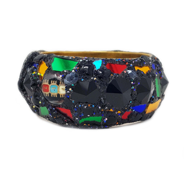 Andrew Logan harlequin bangle bracelet