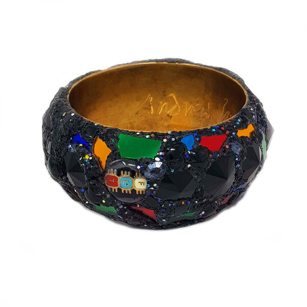 Andrew Logan harlequin bangle bracelet