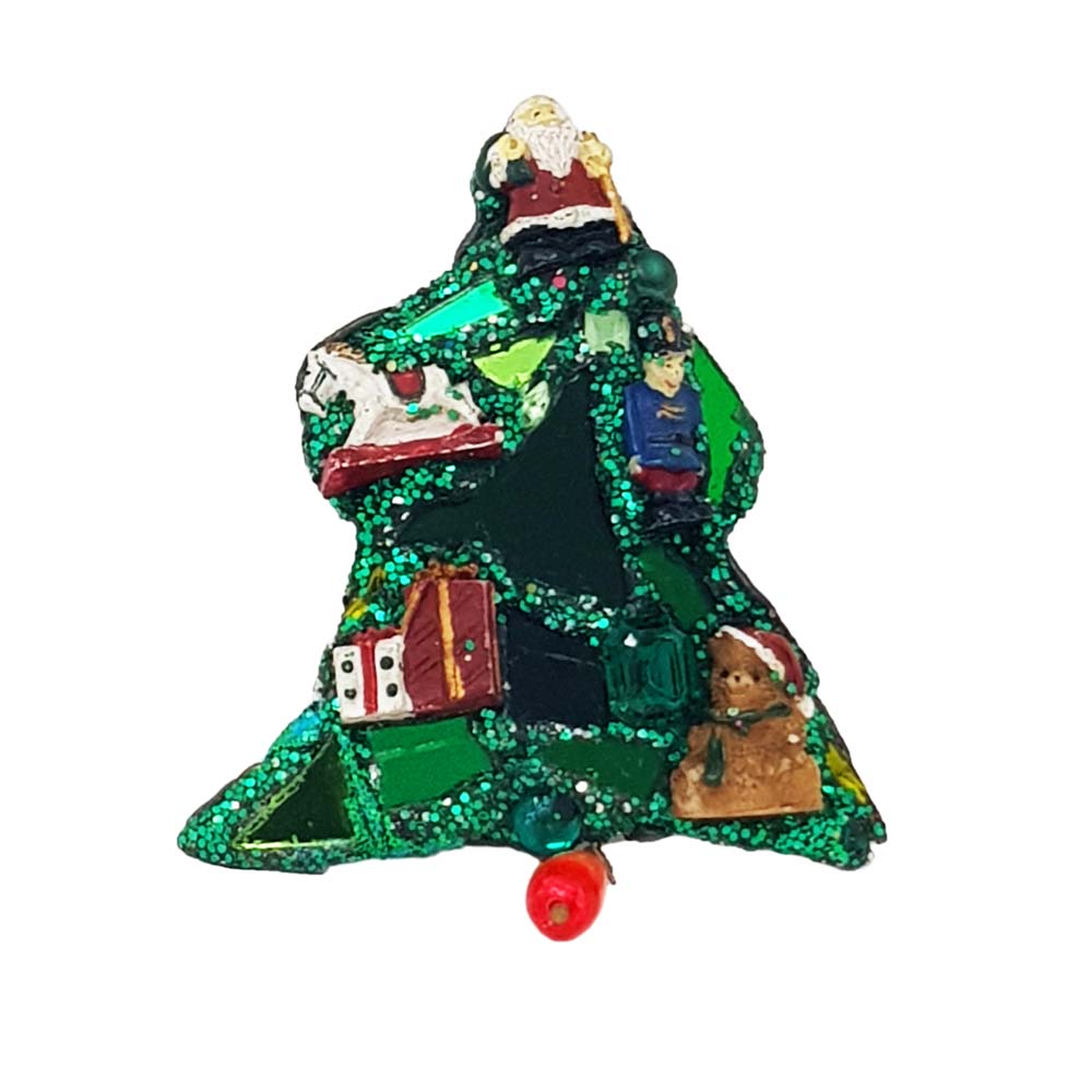 Andrew Logan Christmas Brooch