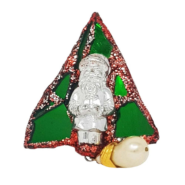 Andrew Logan Christmas Brooch