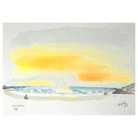 ANDREW LOGAN WATERCOLOUR